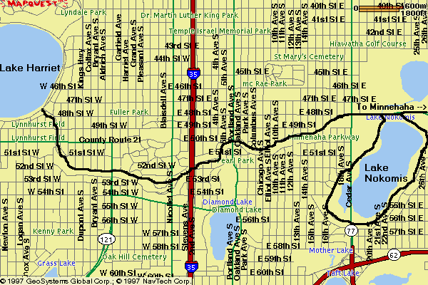 Parkway Map